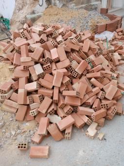 Free Stock Photo of Pile of Bricks