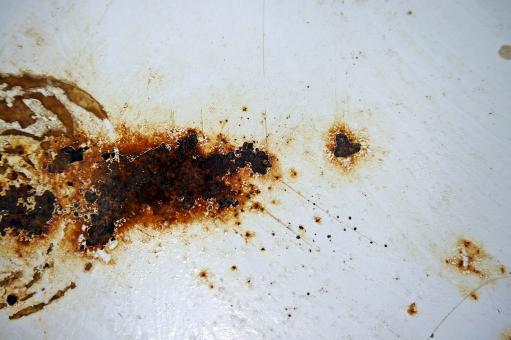 Free Stock Photo of Rust on White Background