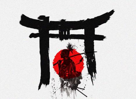 Free Stock Photo of Samurai Illustration