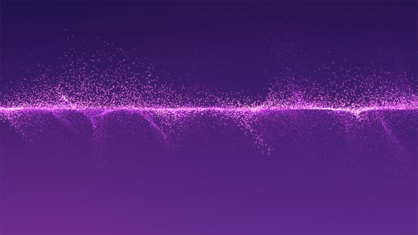 Free Stock Photo of Flying particles on a colorful background