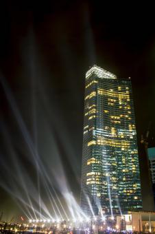 Free Stock Photo of Night Office Building