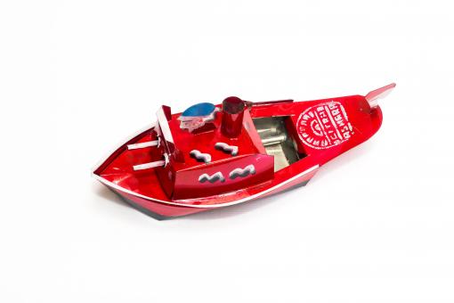 Free Stock Photo of Red Toy Battleship