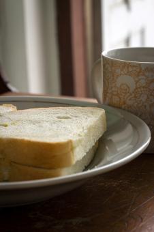 Free Stock Photo of Fresh bread and coffee for breakfast
