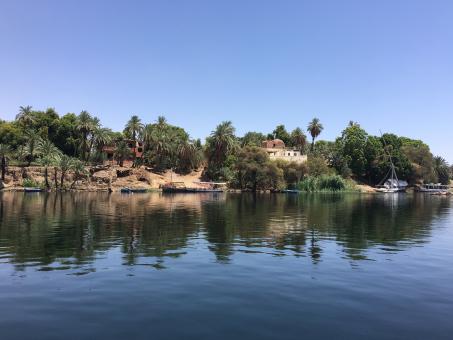 Free Stock Photo of Aswan Nile River Landscape