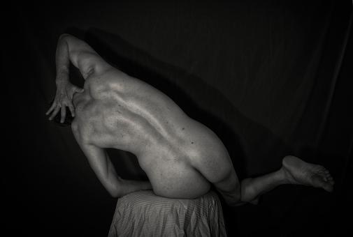 Free Stock Photo of Naked Yoga