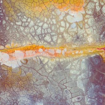Free Stock Photo of Surrealistic industrial place from above