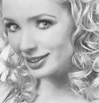 Free Stock Photo of Blond Girl - High Key Portrait