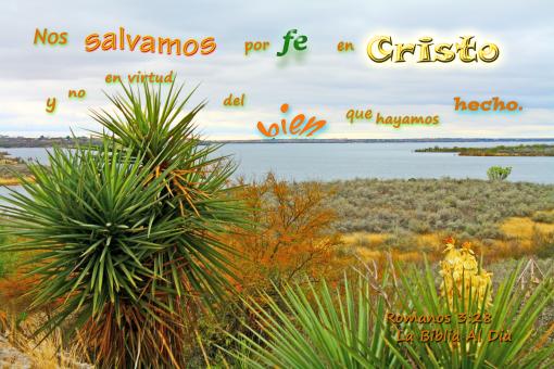 Free Stock Photo of Nos Salvamos Por Fe