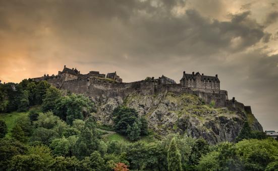 Free Stock Photo of Edinburgh Castle