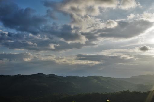 Free Stock Photo of Cloudy Sky - Tropical Landscape