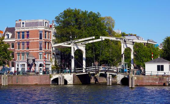 Free Stock Photo of The Amstel Canal