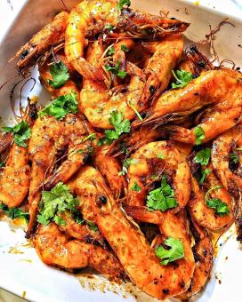 Free Stock Photo of Homemade Prawn Recheado