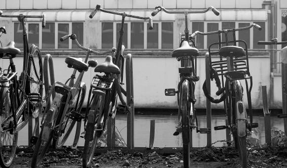 Free Stock Photo of Vintage Bikes in Amsterdam