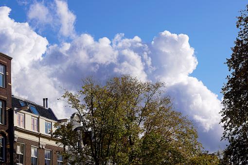 Free Stock Photo of Clouds above Amsterdam city