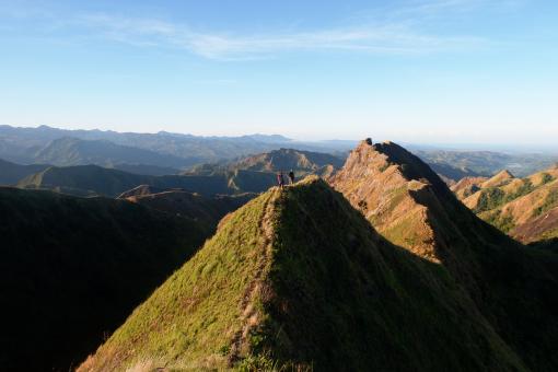 Free Stock Photo of Mountain Top Hikers