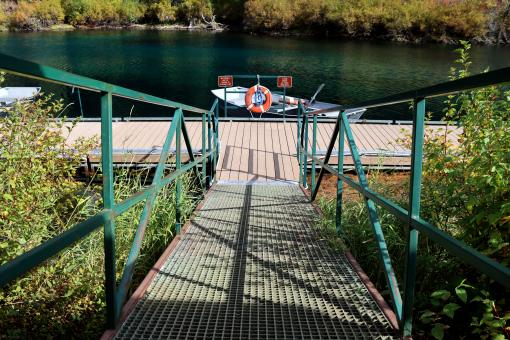 Free Stock Photo of Gangplank to dock