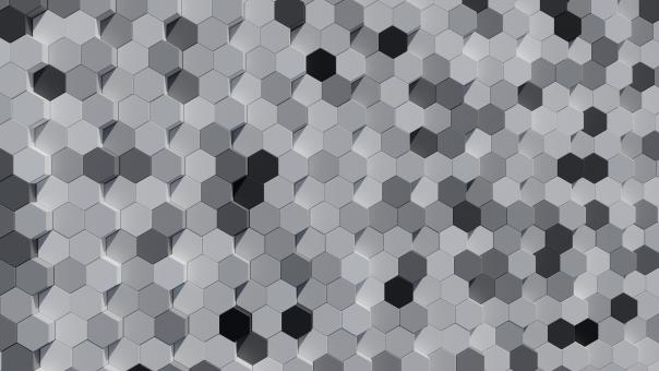 Free Stock Photo of Hexagon Background Pattern