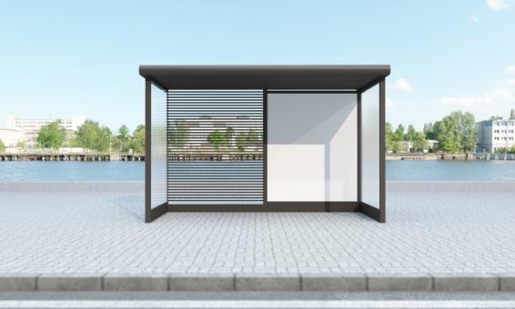 Free Stock Photo of Bus Stop - Mockup for Advertising