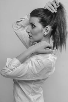 Free Stock Photo of Female Profile Portrait