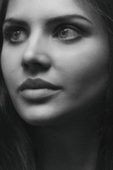 Free Stock Photo of Monochrome portrait