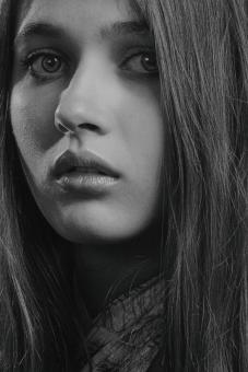 Free Stock Photo of Sad Girl Portrait