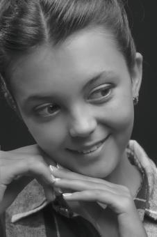 Free Stock Photo of Smiling girl