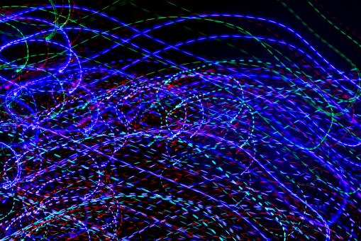 Free Stock Photo of Abstract Flowing Laser