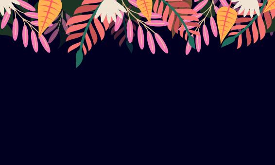 Free Stock Photo of Floral Pattern - Tropical Style Leaves