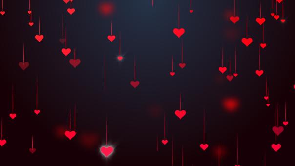 Free Stock Photo of Hearts background