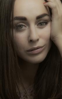 Free Stock Photo of Sad Woman Portrait