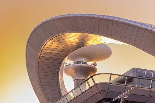 Free Stock Photo of Kai Tak Cruise Terminal and sunset