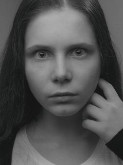 Free Stock Photo of Staring Woman