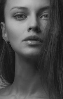 Free Stock Photo of Monochrome portrait