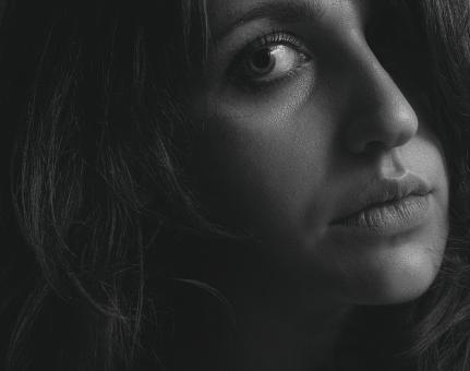 Free Stock Photo of Sad Woman Portrait