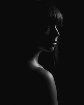 Free Stock Photo of Female Profile Portrait
