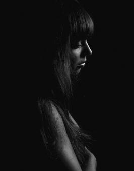 Free Stock Photo of Female Profile Portrait