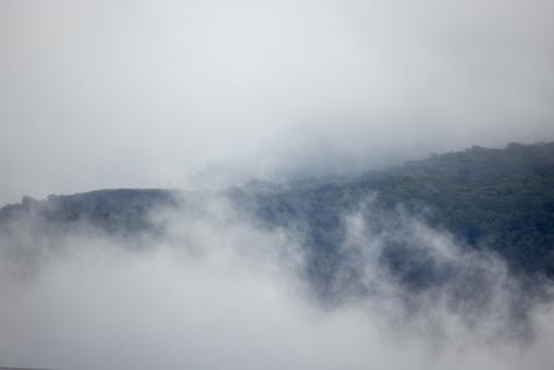 Free Stock Photo of Fog Mountain Photo