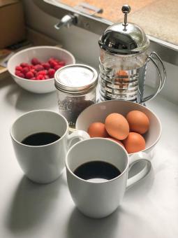 Free Stock Photo of Breakfast Coffee Photo