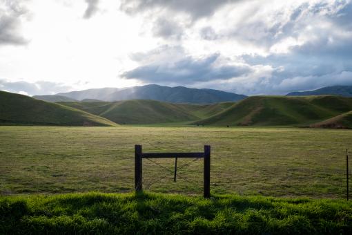 Free Stock Photo of Mountains Field Photo