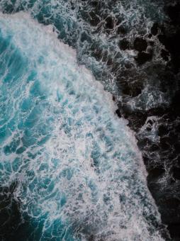 Free Stock Photo of Aerial Water Photo