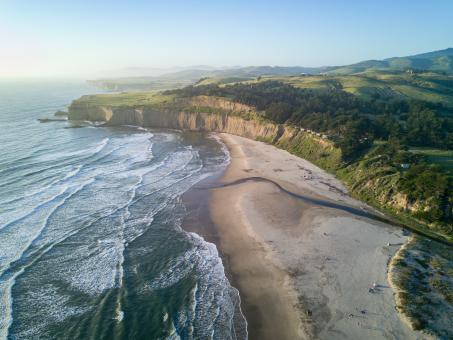 Free Stock Photo of Aerial Beach Photo