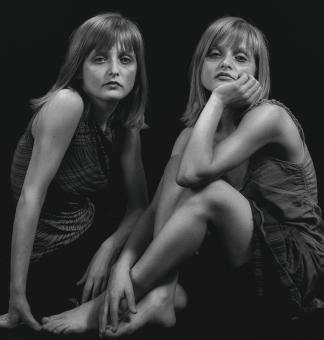 Free Stock Photo of Twin girls