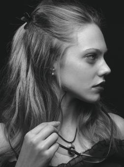Free Stock Photo of Female Profile Portrait