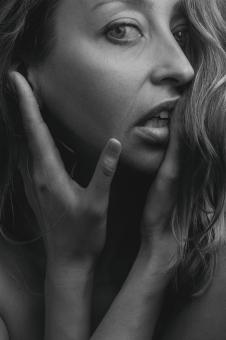 Free Stock Photo of Emotional woman