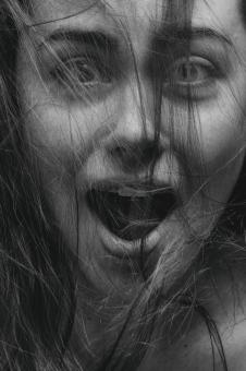 Free Stock Photo of Surprised Woman Portrait