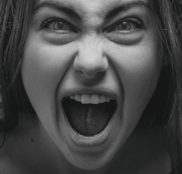 Free Stock Photo of Screaming woman