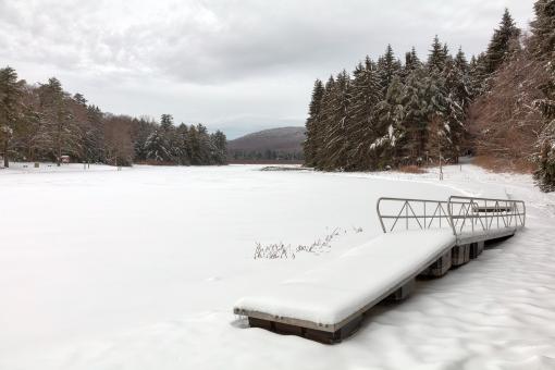 Free Stock Photo of New Germany Winter Lake