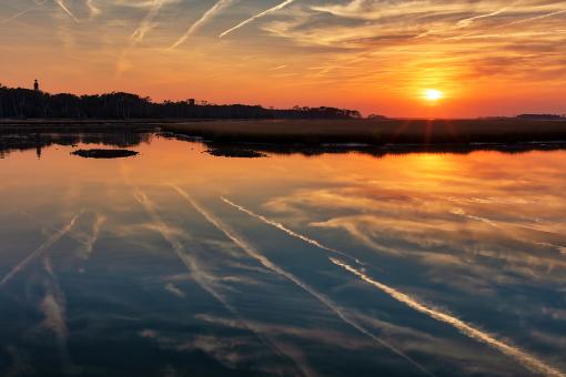 Free Stock Photo of Chincoteague Island Sunset