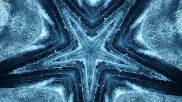 Free Stock Photo of Kaleidoscope star