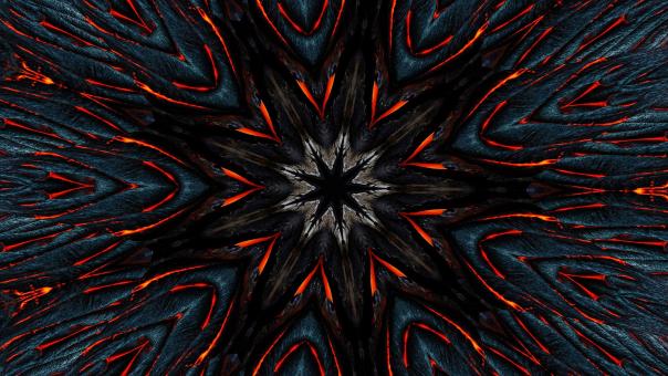 Free Stock Photo of Kaleidoscope star